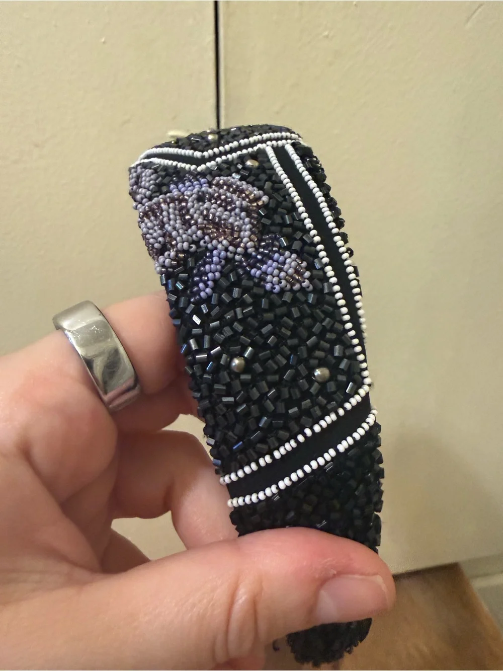 Ganni structured beaded